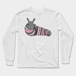 Demigirl Pride Fidget Slug Long Sleeve T-Shirt